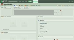 Desktop Screenshot of motored-heart.deviantart.com