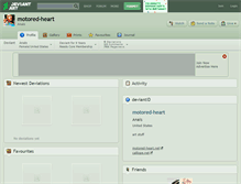Tablet Screenshot of motored-heart.deviantart.com