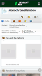 Mobile Screenshot of monochromerainbow.deviantart.com