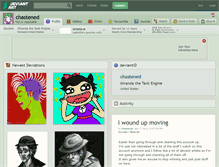 Tablet Screenshot of chastened.deviantart.com