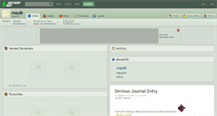 Desktop Screenshot of maydb.deviantart.com