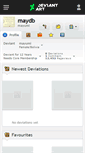 Mobile Screenshot of maydb.deviantart.com