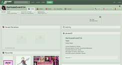 Desktop Screenshot of hurricanesword124.deviantart.com