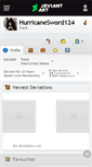 Mobile Screenshot of hurricanesword124.deviantart.com