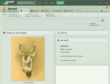 Tablet Screenshot of deonart.deviantart.com