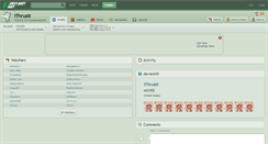 Desktop Screenshot of ithrustt.deviantart.com
