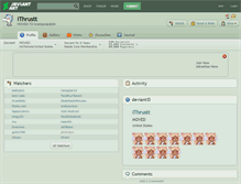 Tablet Screenshot of ithrustt.deviantart.com