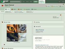 Tablet Screenshot of moon-forever.deviantart.com