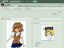 Tablet Screenshot of ju-mikan.deviantart.com