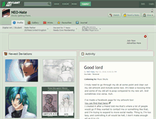 Tablet Screenshot of neo-nate.deviantart.com