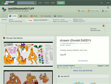 Tablet Screenshot of iamgermanandstuff.deviantart.com