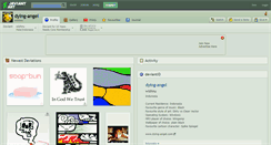 Desktop Screenshot of dying-angel.deviantart.com