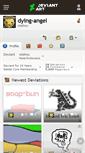 Mobile Screenshot of dying-angel.deviantart.com
