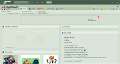 Desktop Screenshot of mushi-mushi.deviantart.com