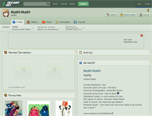 Tablet Screenshot of mushi-mushi.deviantart.com