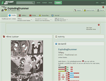 Tablet Screenshot of explodingdrummer.deviantart.com