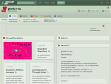 Tablet Screenshot of gruntz-r-us.deviantart.com