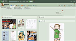 Desktop Screenshot of narshial.deviantart.com