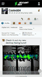 Mobile Screenshot of cooledd4.deviantart.com