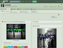 Tablet Screenshot of cooledd4.deviantart.com