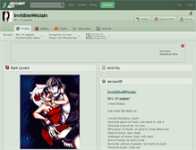 Tablet Screenshot of invisibleinkstain.deviantart.com