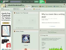 Tablet Screenshot of aliceinwonderlandfc.deviantart.com