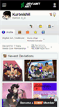 Mobile Screenshot of kuronishii.deviantart.com