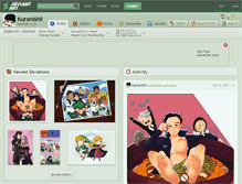 Tablet Screenshot of kuronishii.deviantart.com