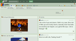 Desktop Screenshot of copafire.deviantart.com