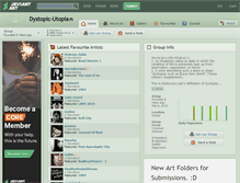 Tablet Screenshot of dystopic-utopia.deviantart.com