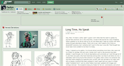 Desktop Screenshot of faullyn.deviantart.com