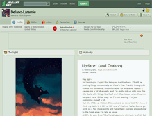 Tablet Screenshot of delano-laramie.deviantart.com