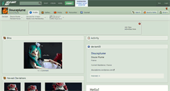 Desktop Screenshot of douceplume.deviantart.com