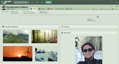 Desktop Screenshot of my-eyes-your-windows.deviantart.com