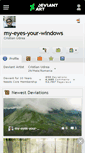 Mobile Screenshot of my-eyes-your-windows.deviantart.com