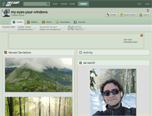 Tablet Screenshot of my-eyes-your-windows.deviantart.com