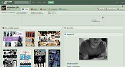 Desktop Screenshot of letterbox2k1.deviantart.com