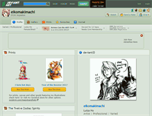 Tablet Screenshot of eikomakimachi.deviantart.com