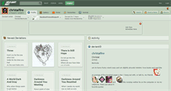 Desktop Screenshot of christalfire.deviantart.com