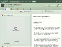 Tablet Screenshot of demon-without-horns.deviantart.com