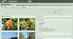 Desktop Screenshot of natural-girl.deviantart.com