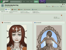 Tablet Screenshot of missmondaymorning.deviantart.com