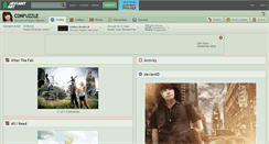 Desktop Screenshot of c0nfuzzle.deviantart.com