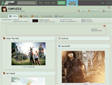 Tablet Screenshot of c0nfuzzle.deviantart.com