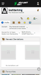 Mobile Screenshot of leafdarking.deviantart.com