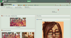 Desktop Screenshot of holypineapple.deviantart.com