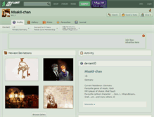 Tablet Screenshot of misakii-chan.deviantart.com