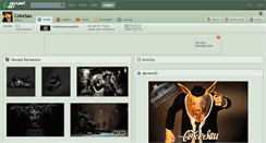 Desktop Screenshot of cokesau.deviantart.com