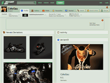 Tablet Screenshot of cokesau.deviantart.com