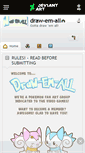 Mobile Screenshot of draw-em-all.deviantart.com